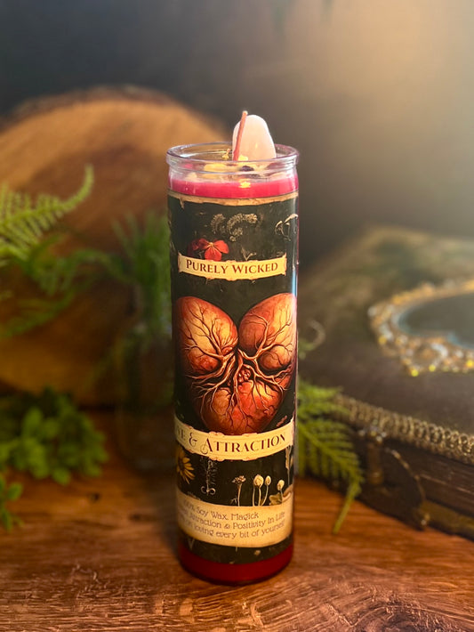 Pillar Prayer Candle - Love and Attraction