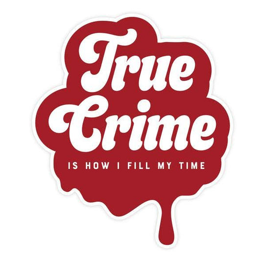 True Crime | Funny Halloween Sticker