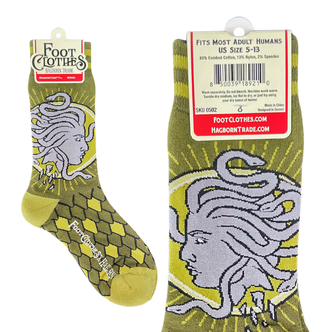 Medusa FootClothes x Hagborn Collab Socks