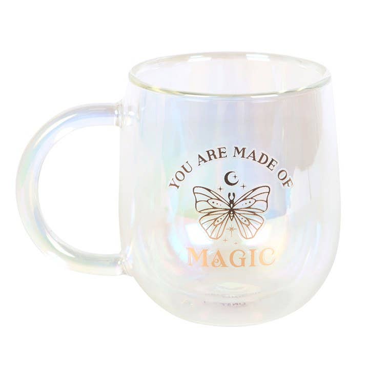 You Are Made of Magic Iridescent Glass Mug