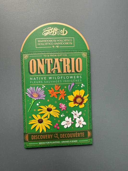 Ontario Native Wildflowers (Discovery) - Seed Packet FOIL
