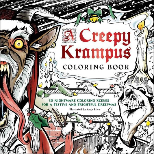 A Creepy Krampus Colouring Book