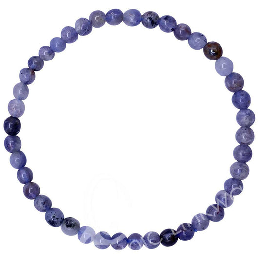 Iolite Beaded Bracelet