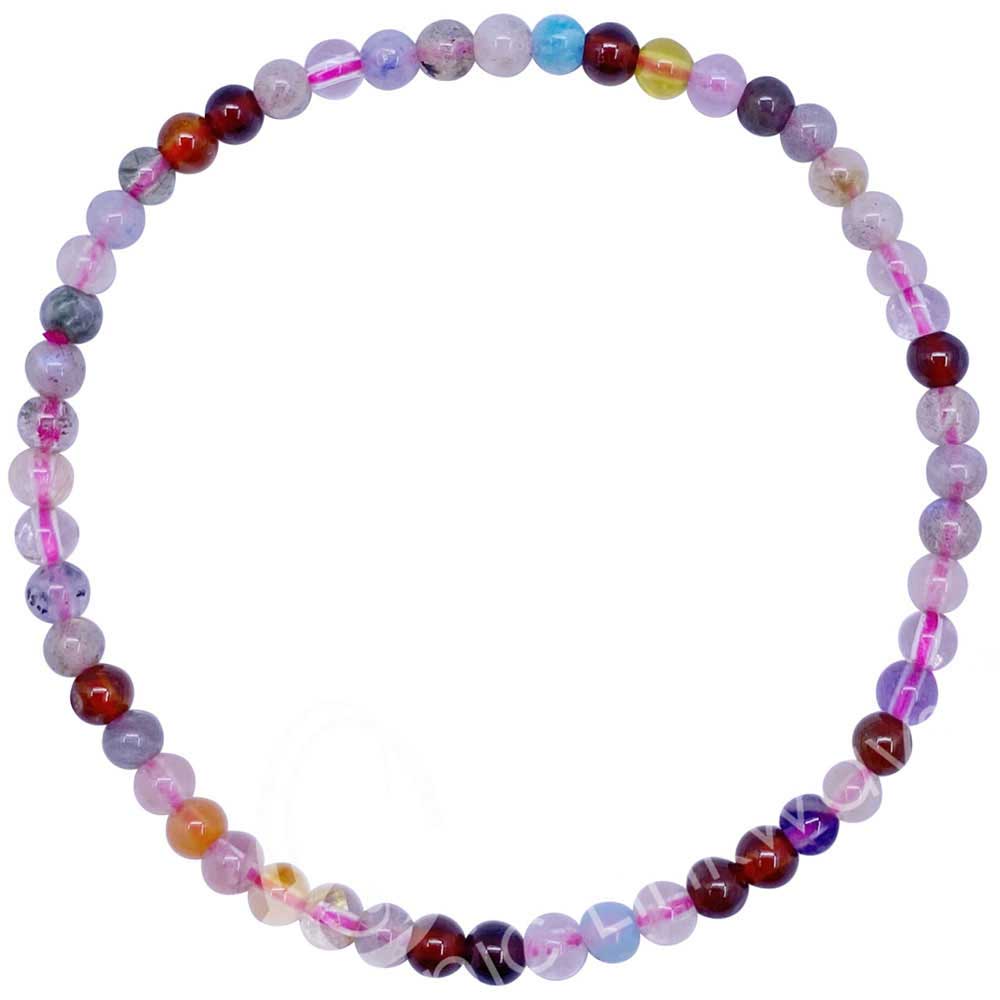 Mixed Gemstone Beaded Bracelet