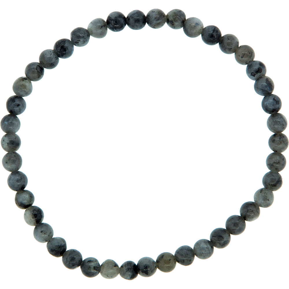 Black Labradorite Beaded Bracelet