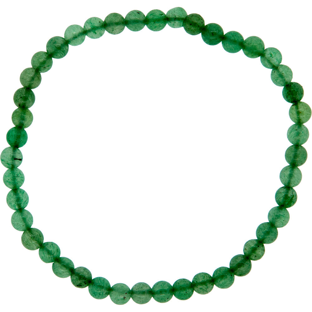 4mm Green Aventurine Beaded Bracelet