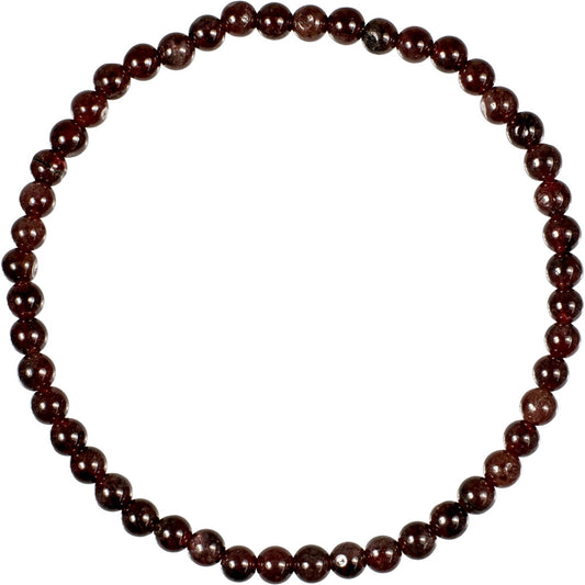 Garnet Beaded Bracelet