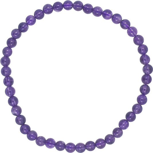 Amethyst Beaded Bracelet