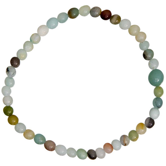 Rainbow Amazonite Beaded Bracelet