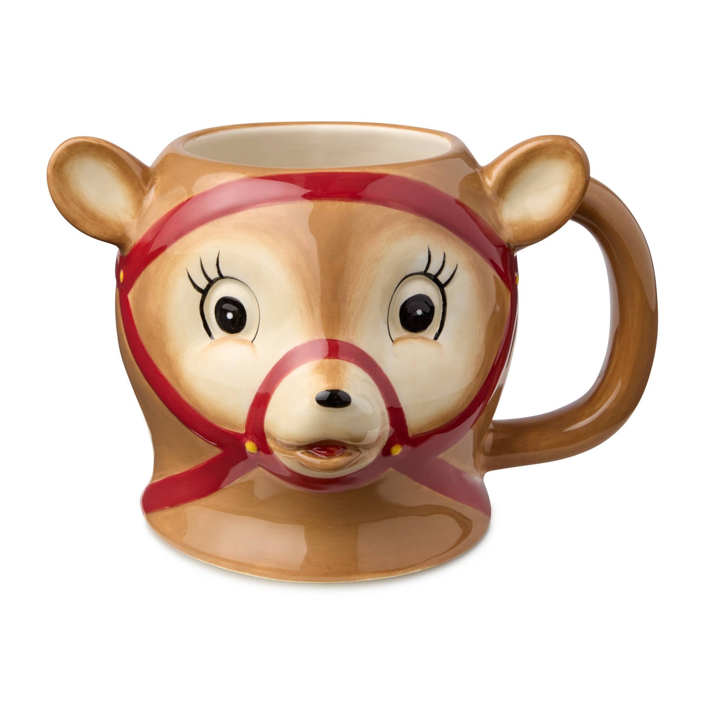 Santa's Retro Christmas 3-D Mug 18 oz