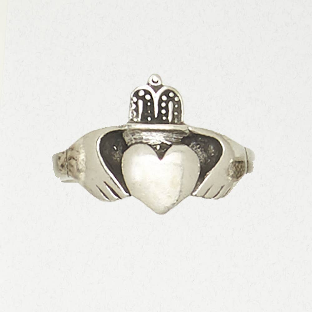 Men's Claddagh Pewter Ring - Size 10