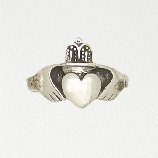 Men's Claddagh Pewter Ring - Size 10