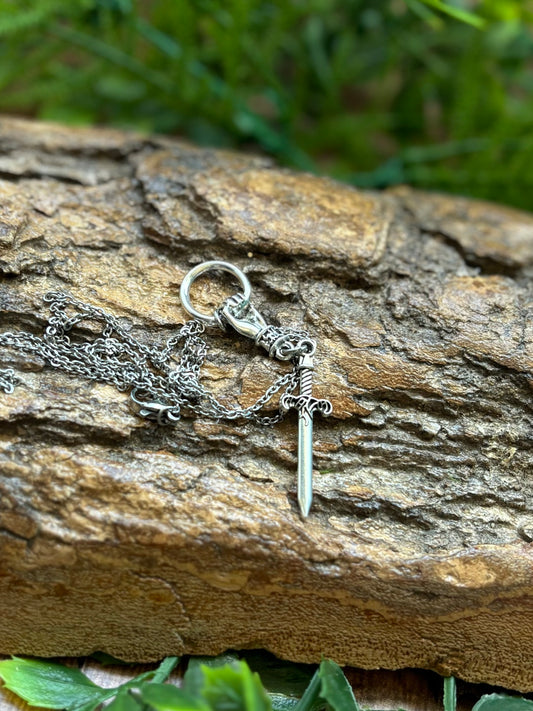 Dainty Sword Necklace