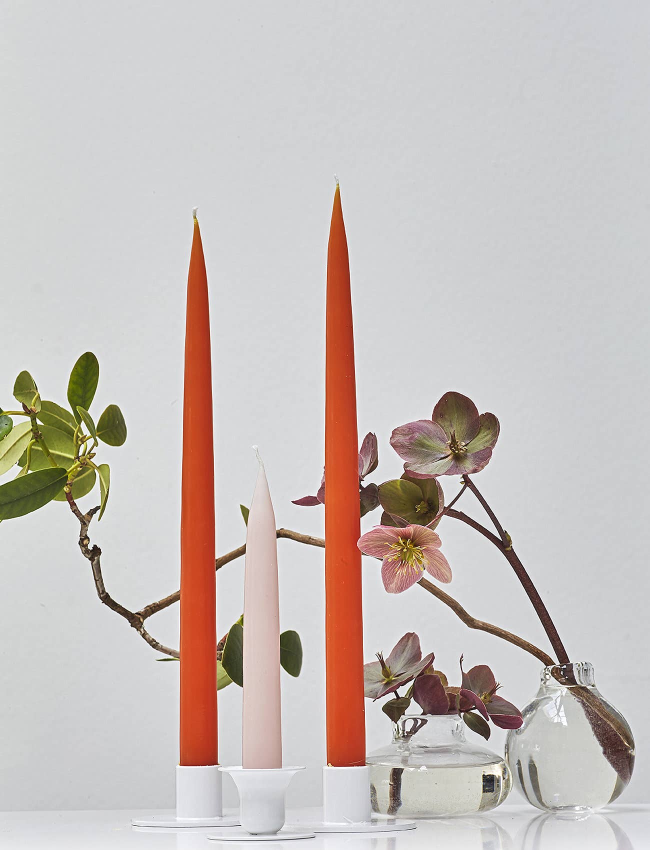 10 Inch Danish Taper Candle Pair