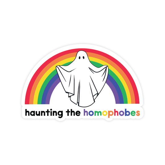 Haunting the Homophobes | Funny Halloween Sticker