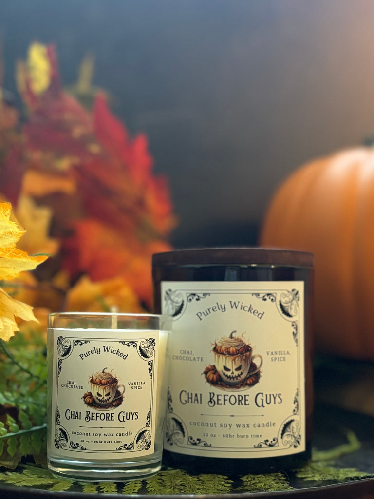 Chai Before Guy Luxury Soy Candle - Fall Collection