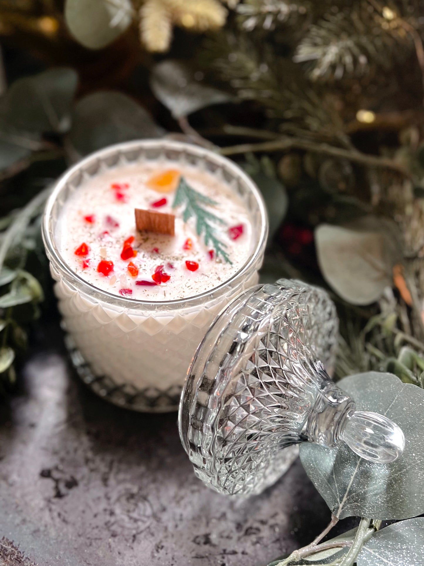 Silent Night - Luxury Glass Holiday Candles