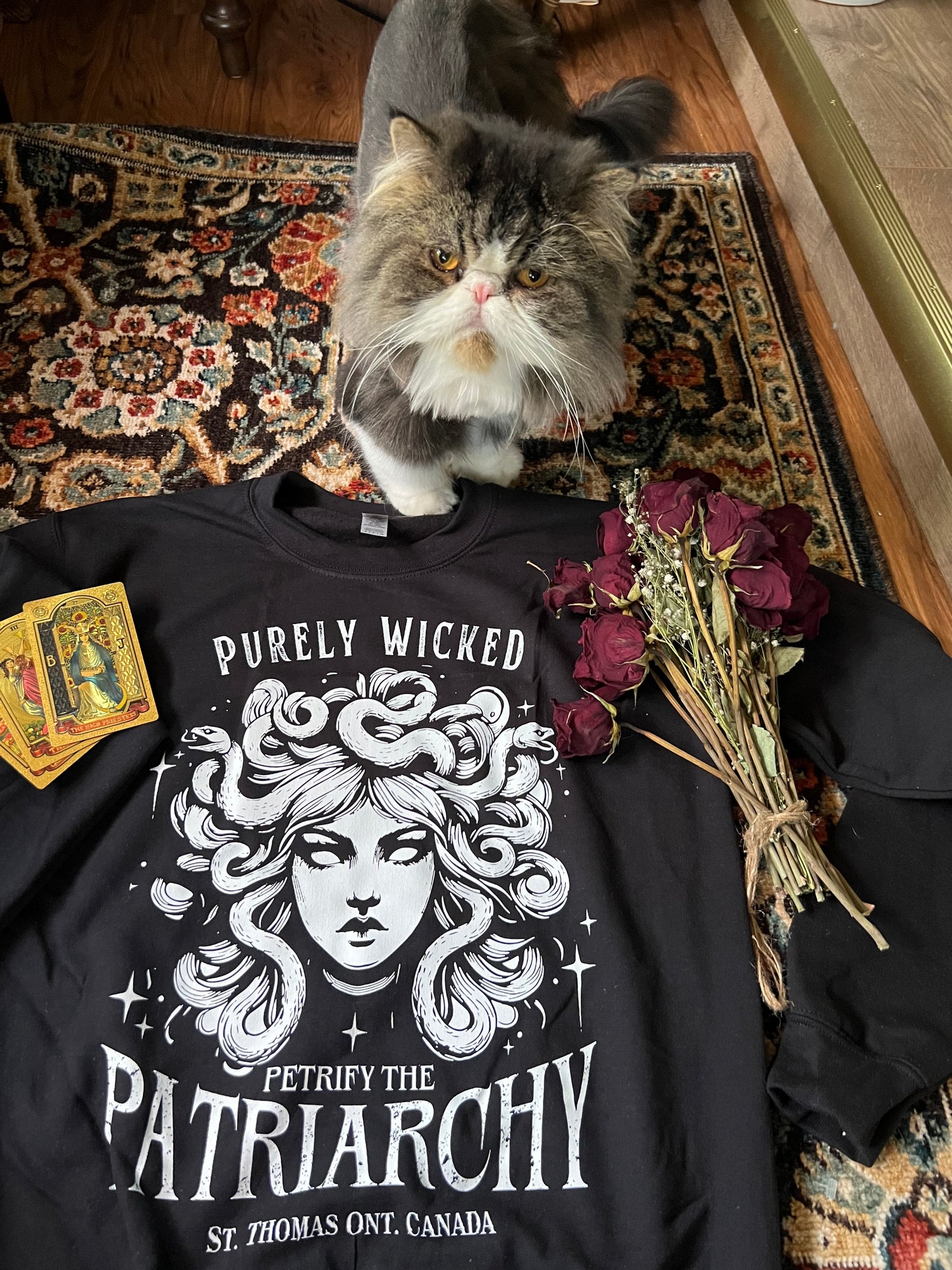 Petrify the Patriarchy Crewneck