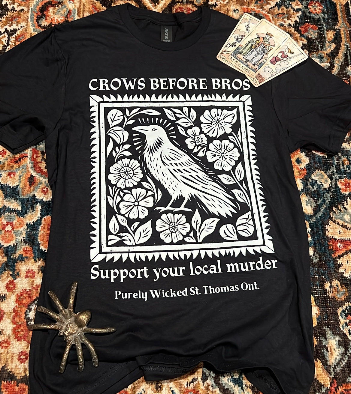 2025 Crows Before Bros T-Shirt - Black