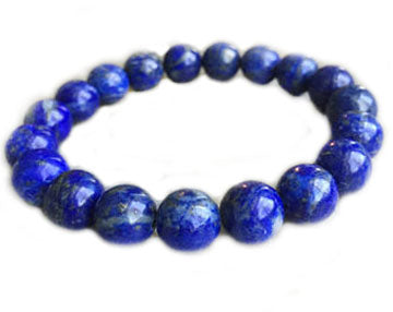 Lapis Lazuli Beaded Bracelet - 10mm
