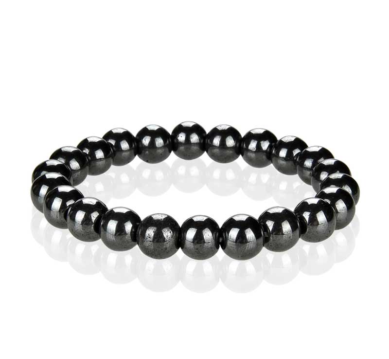 Hematite Beaded Bracelet - 10mm