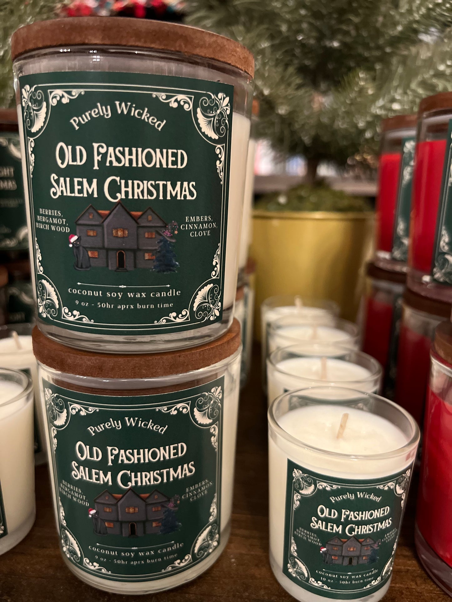 Old Fashioned Salem Christmas - Luxury Holiday Candle Collection