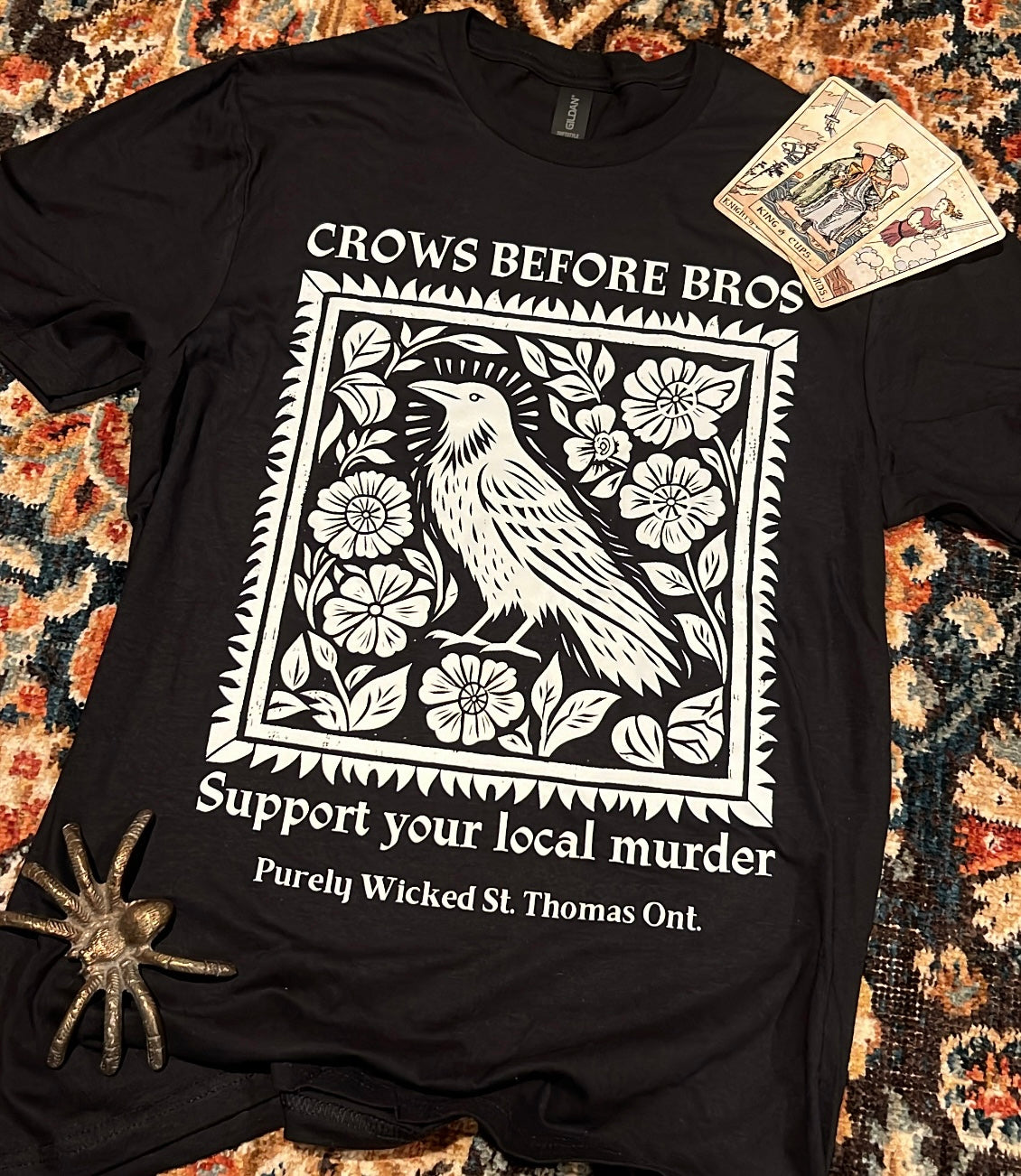 2025 Crows Before Bros T-Shirt - Black