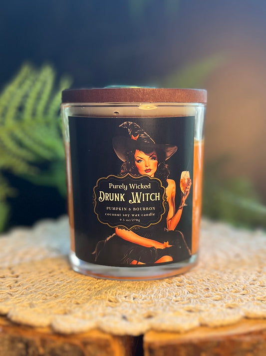 Drunk Witch Luxury Soy Candle - Fall Collection