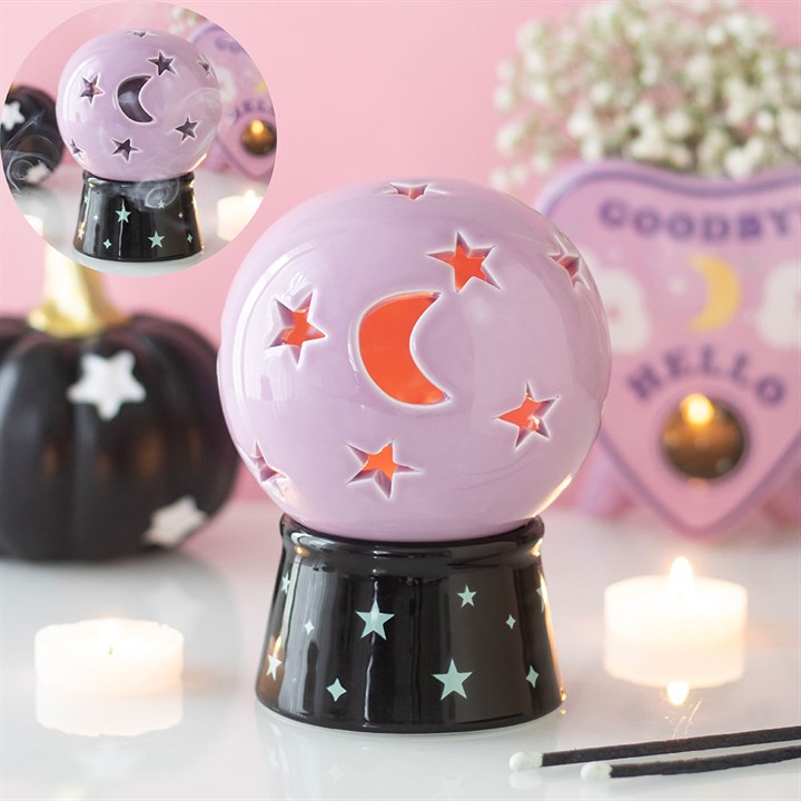 Crystal Ball Ceramic Candle Holder