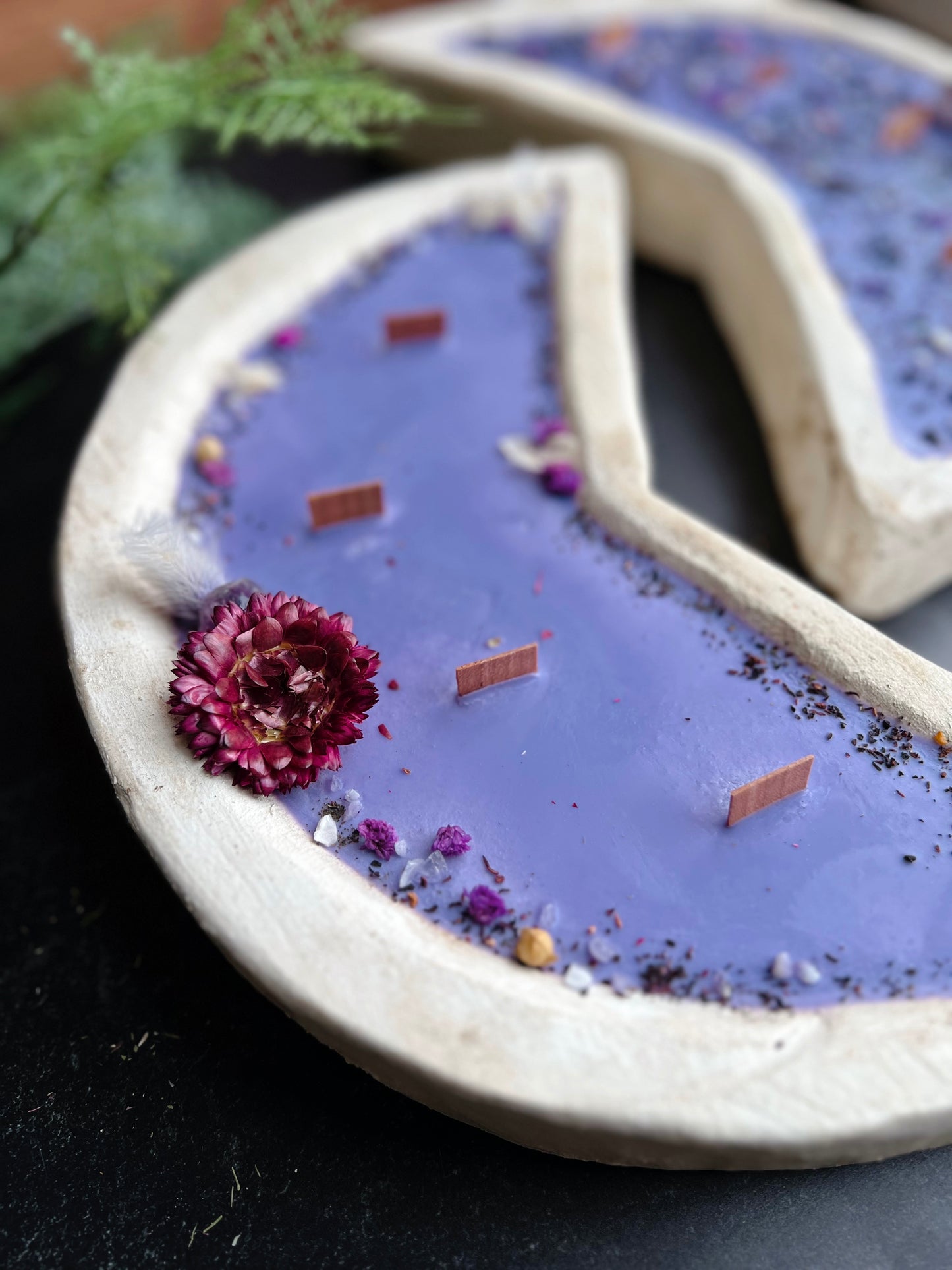 Moon Shaped Dough Bowl - Purple