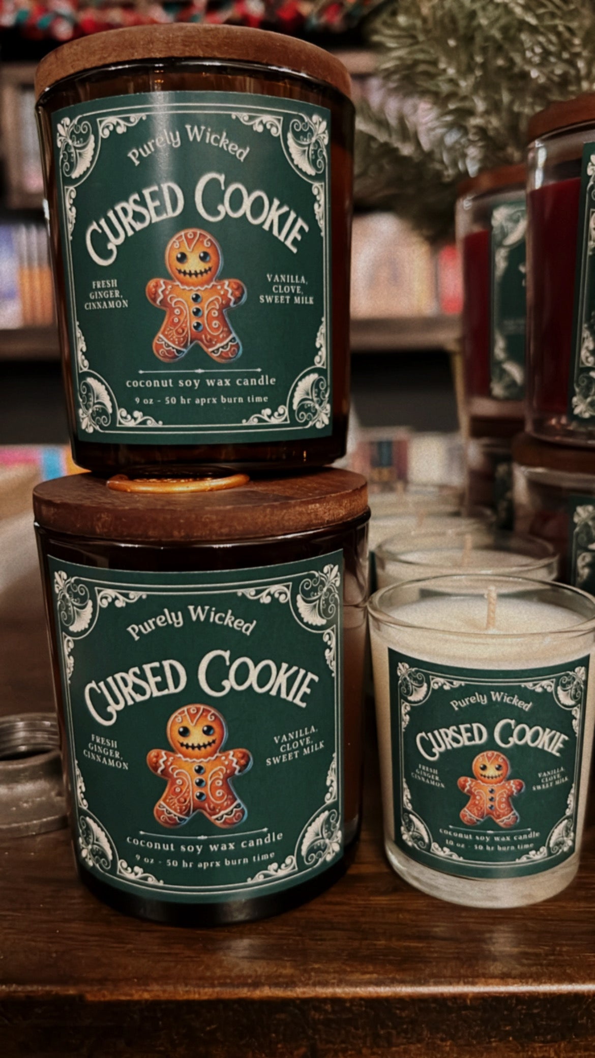 Cursed Cookie - Luxury Holiday Candle Collection