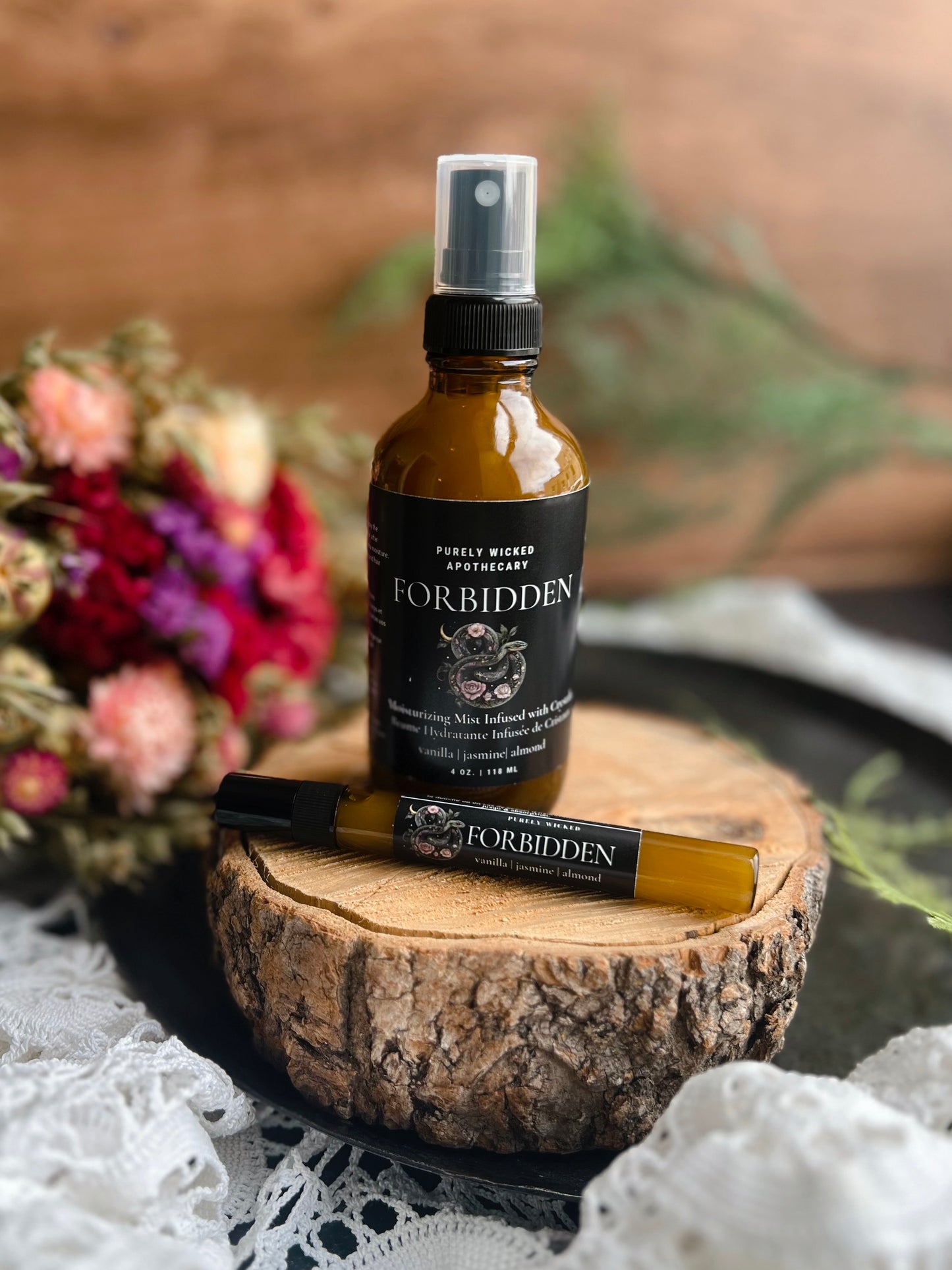 Forbidden - Crystal Infused Moisturizing Mist - Dark Romance Collection NEW!