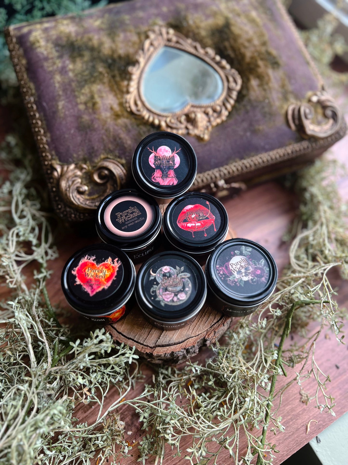 Dark Romance - Candle Sample Set