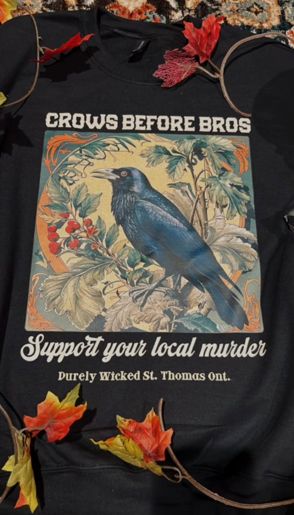 Crows Before Bros Crewneck