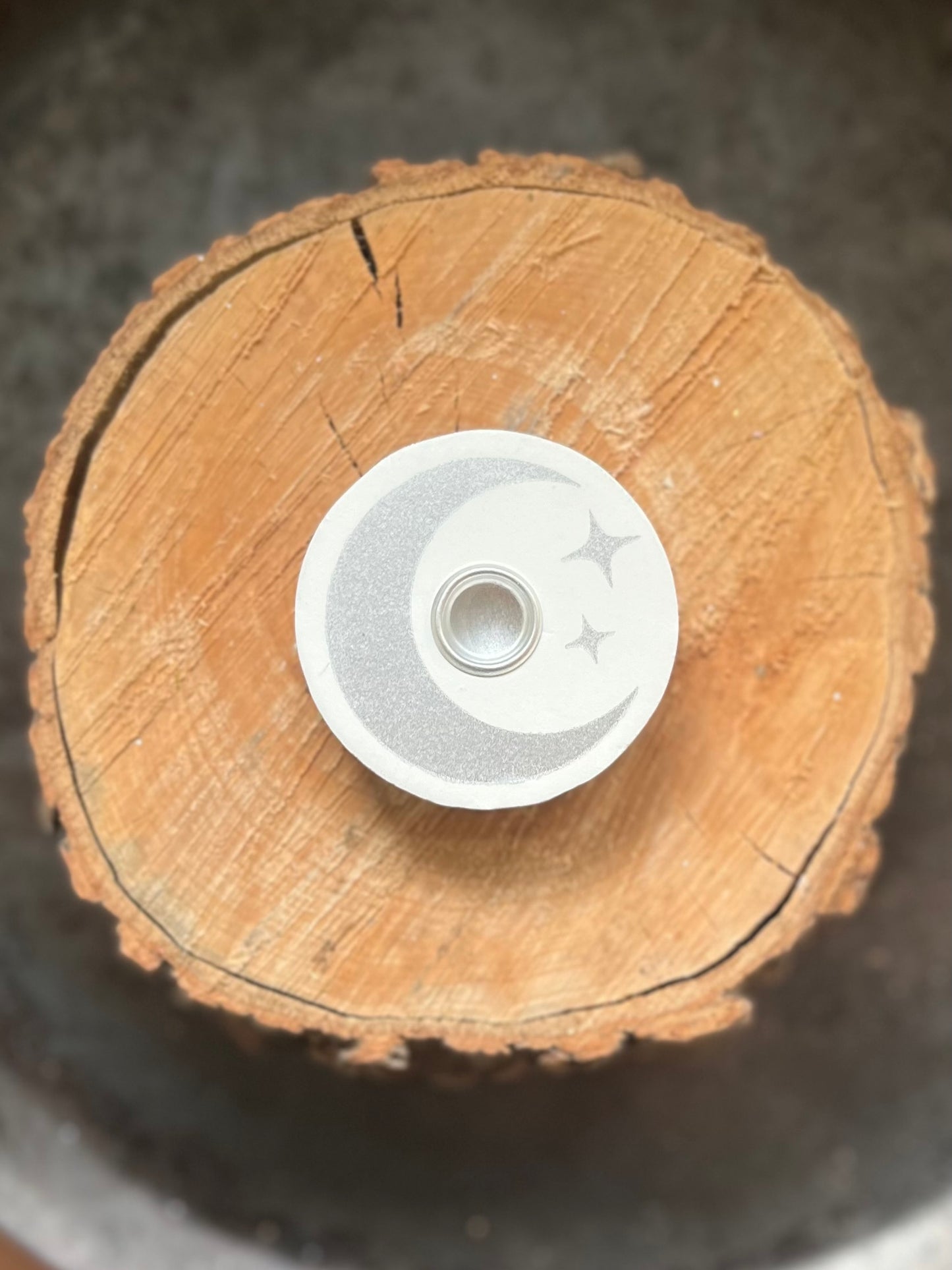 Wiccan Spell Wooden Candle Holders