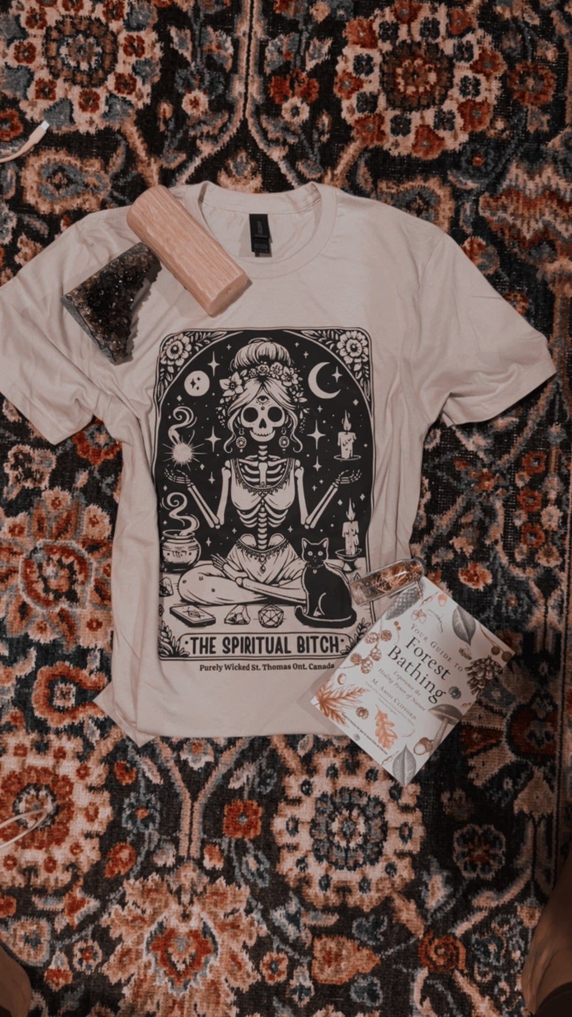 Spiritual Bitch T-Shirt - Sand