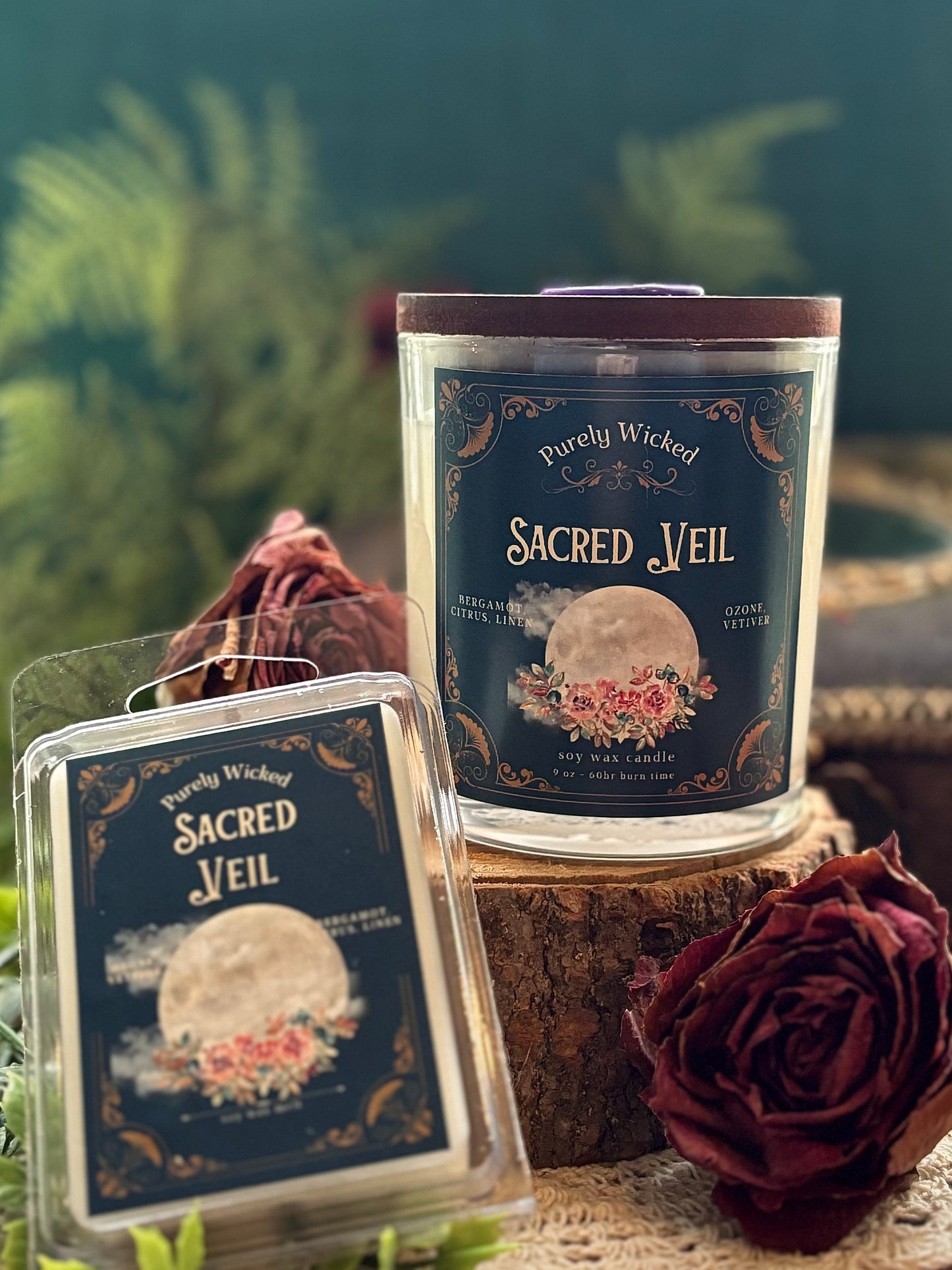 Sacred Veil Luxury Soy Candle - NEW Year Collection