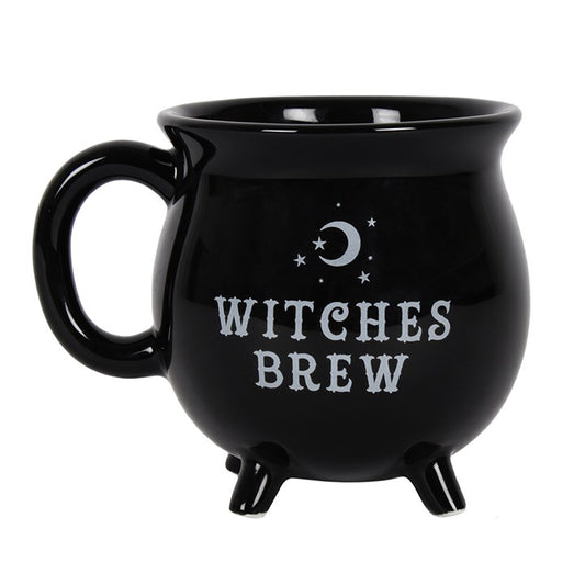 Witches Brew Cauldron Stoneware Mug