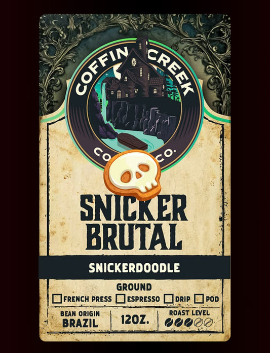 Snickerbrutal  - Chocolate Caramel and Peanut Flavoured Drip Coffee