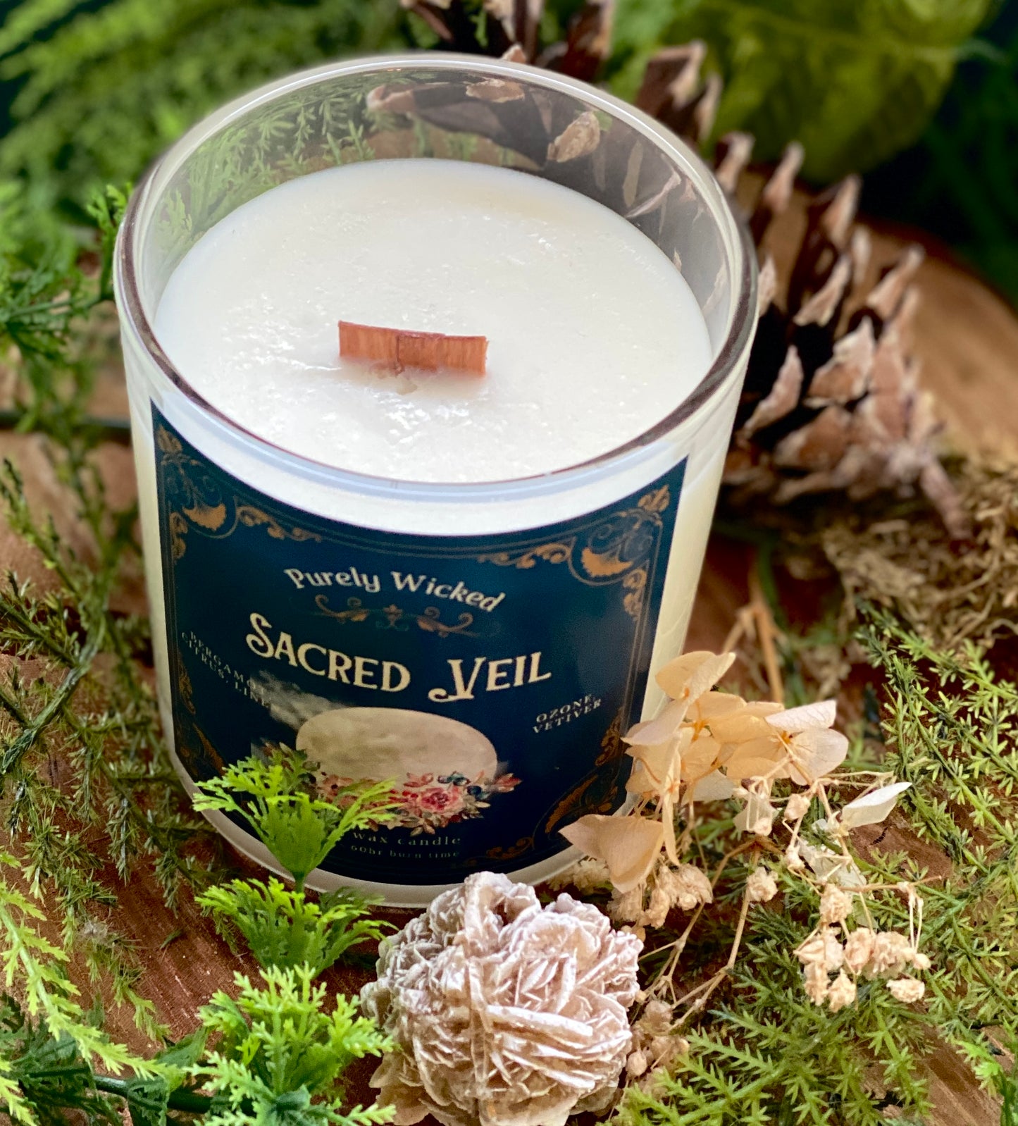 Sacred Veil Luxury Soy Candle - NEW Year Collection