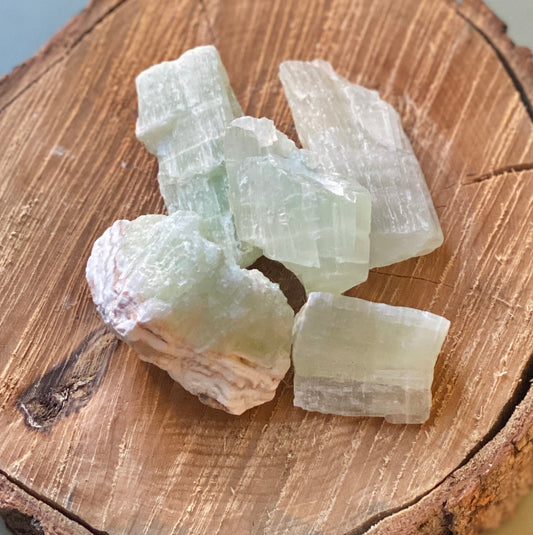 Pistachio Calcite Raw