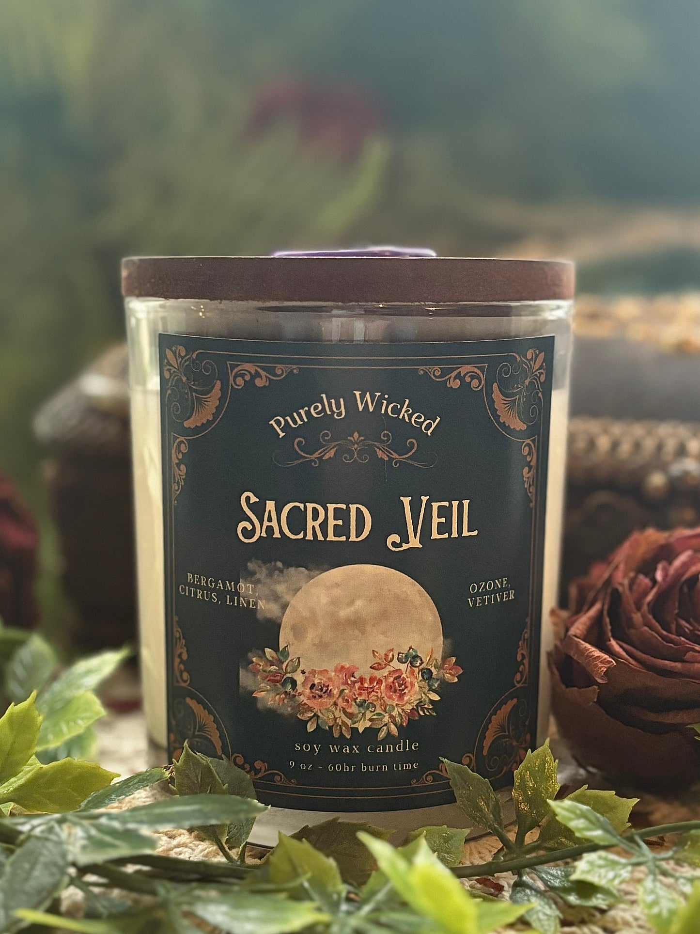 Sacred Veil Luxury Soy Candle - NEW Year Collection