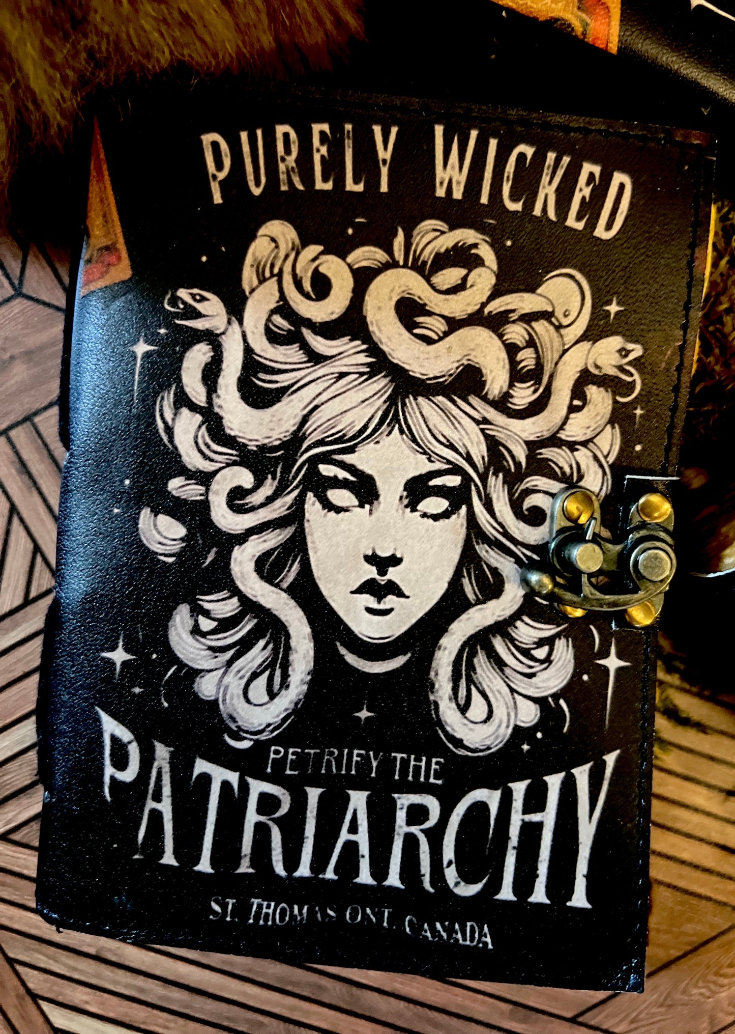 Leather Journal - Petrify the Patriarchy