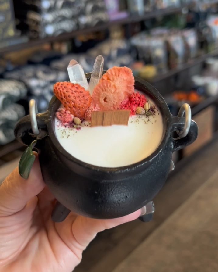 Cauldron Candles Cast Iron