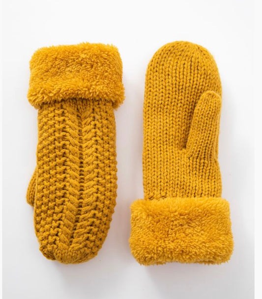 Knit Mittens & Mini Tea