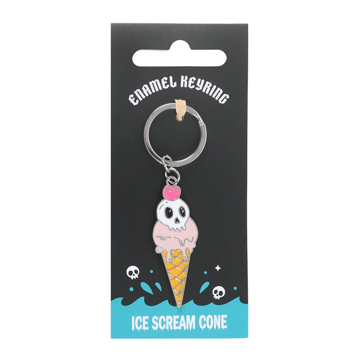 Dead Hot Days Ice Scream Cone Keyring