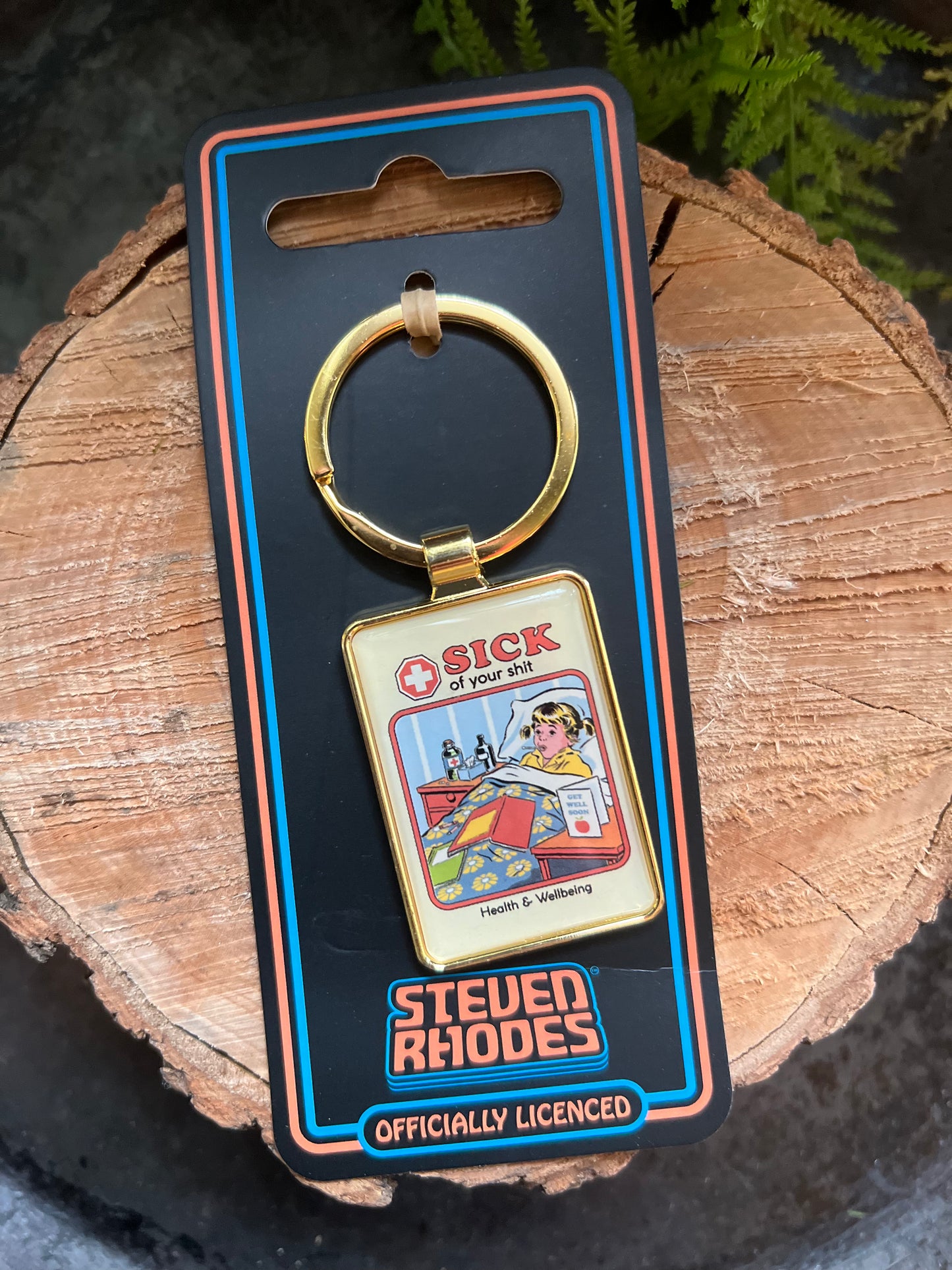 Enamel Keyrings by Steven Rhodes (Assorted)