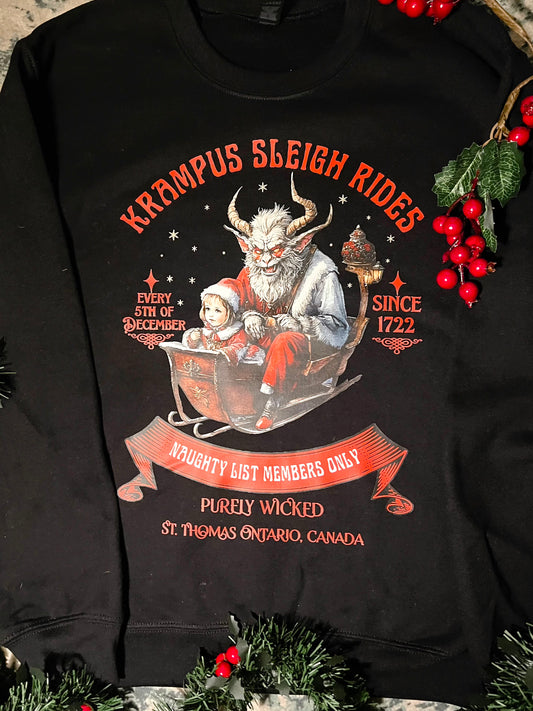 Black Krampus Crewneck 2025