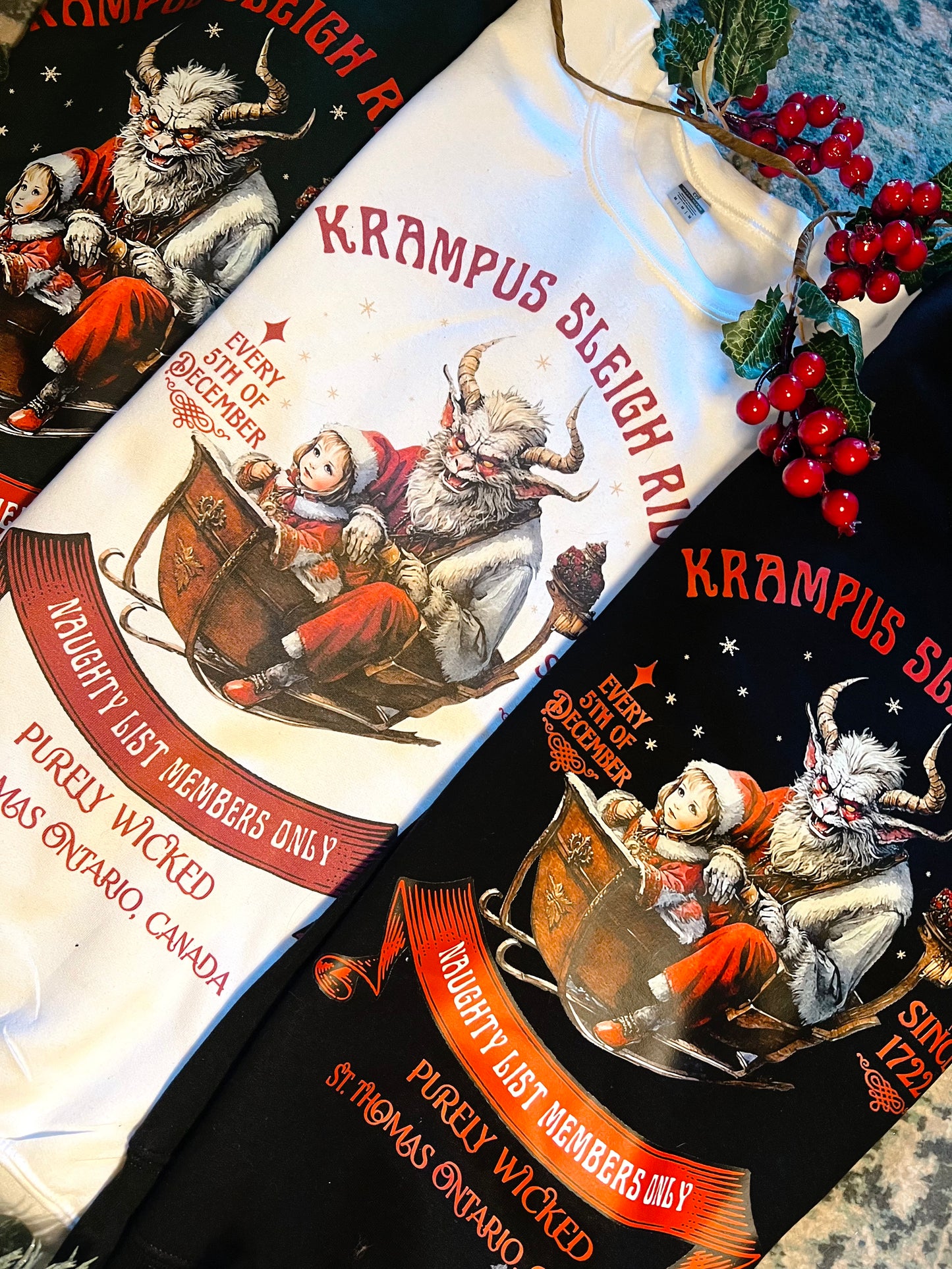Black Krampus T-Shirt 2025
