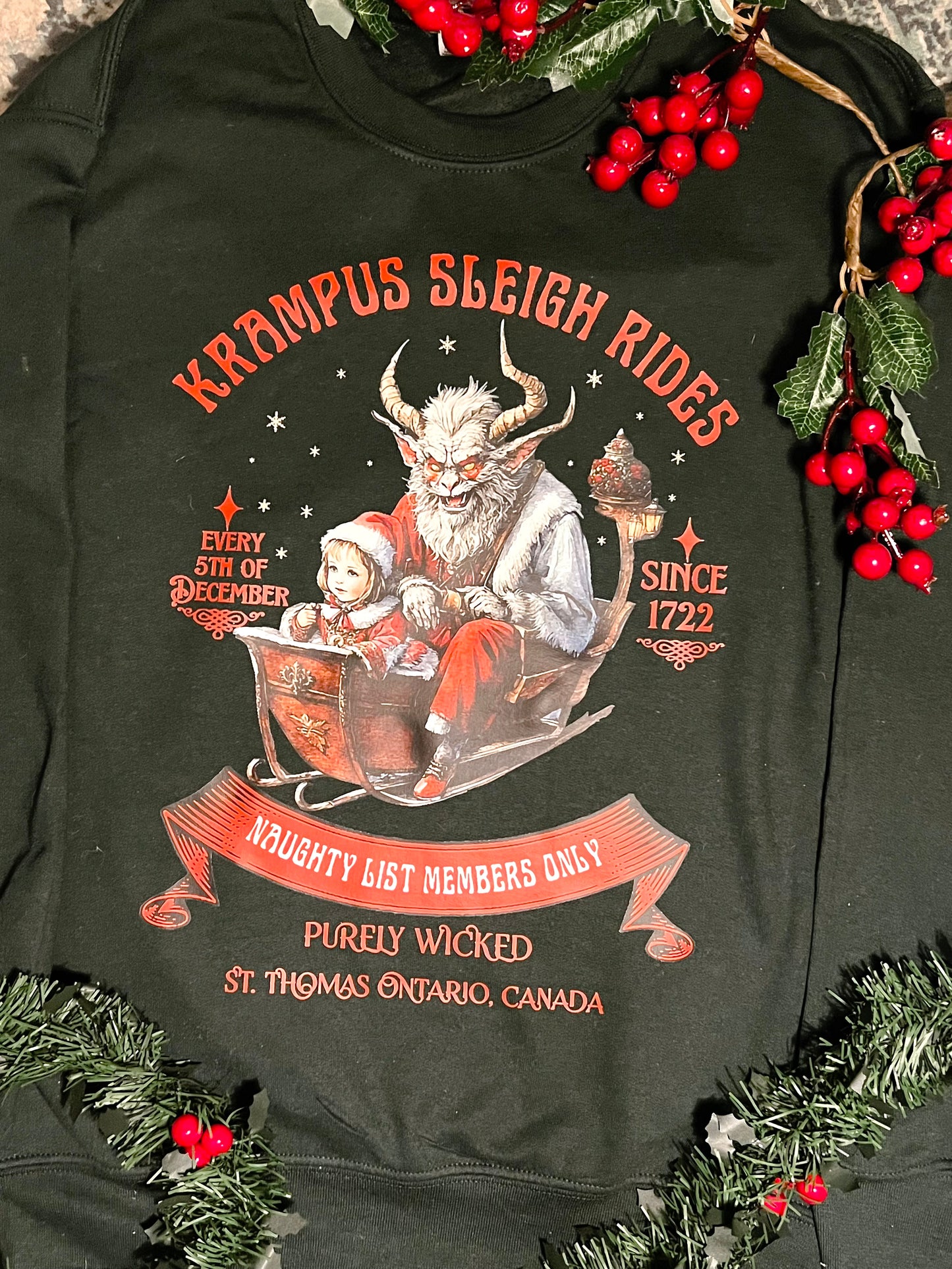 Green Krampus Crewneck 2025